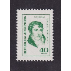 ARGENTINA 1977 GJ 1752A ESTAMPILLA NUEVA MINT MATE FLUOR U$ 12